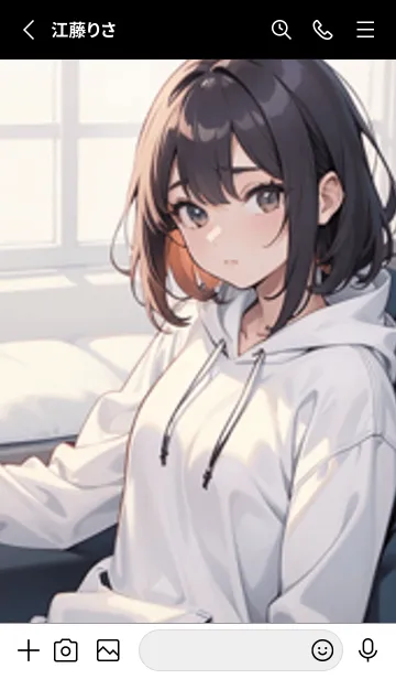 [LINE着せ替え] 少女が一人 #LV09。の画像2