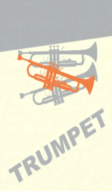 [LINE着せ替え] Trumpet CLR タンジェリンオレンジの画像1