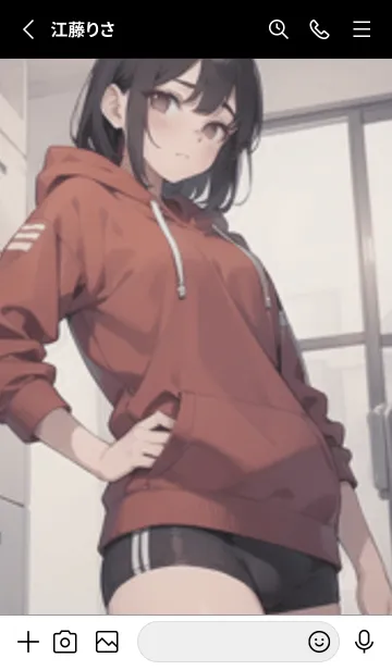 [LINE着せ替え] 少女が一人 #LV05。の画像2