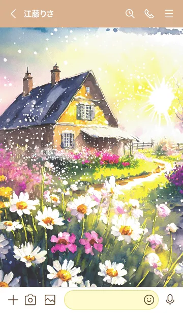 [LINE着せ替え] 優美な冬の風景の着せかえ(Winter-490)の画像2