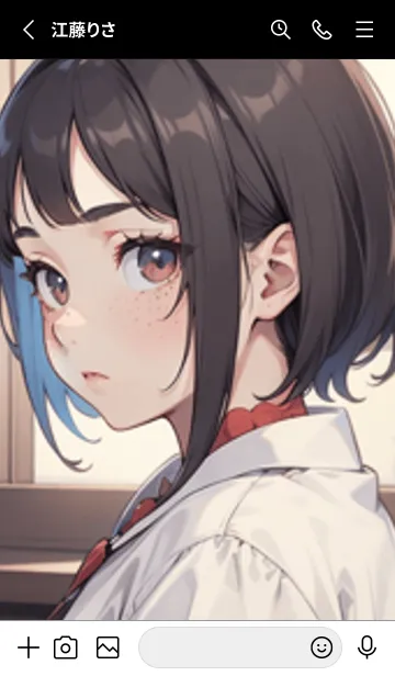 [LINE着せ替え] 少女が一人 #LV02。の画像2