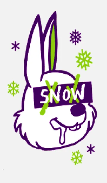 [LINE着せ替え] スノーラビット .14の画像1