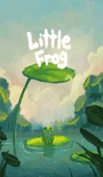 [LINE着せ替え] Little frog - Flipyの画像1