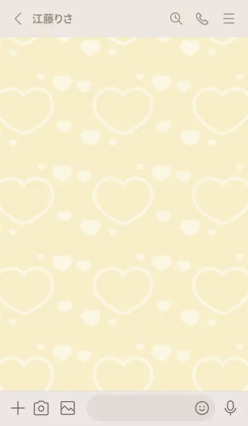 [LINE着せ替え] Cute Cute Little Heart New Theme Novの画像2