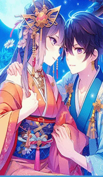 [LINE着せ替え] 美しいラブストーリーテーマ 1の画像1