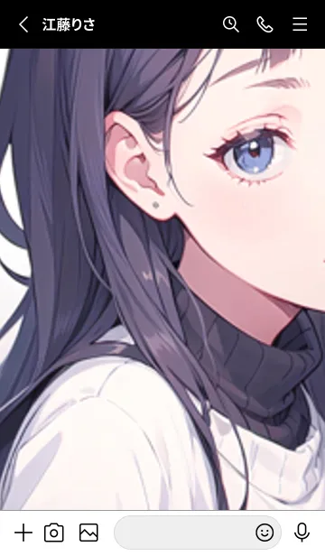 [LINE着せ替え] 少女が一人 #LV025。の画像2