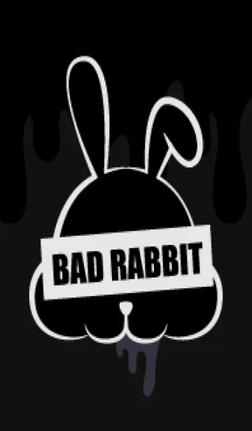 [LINE着せ替え] BLACK-BAD RABBIT DARK 25の画像1
