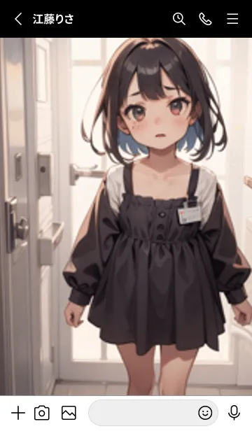 [LINE着せ替え] 少女が一人 #LV022。の画像2