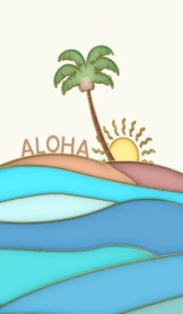 [LINE着せ替え] Enamel Pin Hawaiian Sea 103の画像1