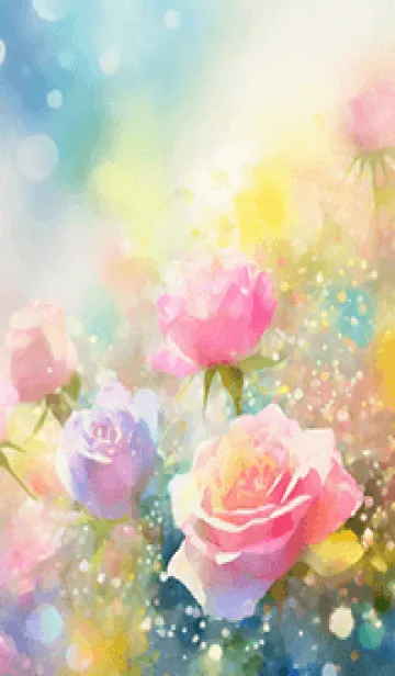 [LINE着せ替え] 薔薇(バラ)の花の着せかえ(R557)の画像1