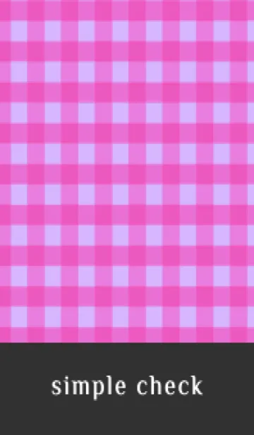 [LINE着せ替え] シンプル チェック 42の画像1