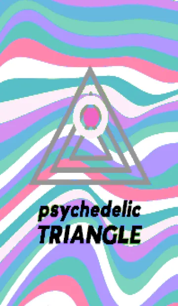 [LINE着せ替え] サイケデリック トライアングル 292の画像1