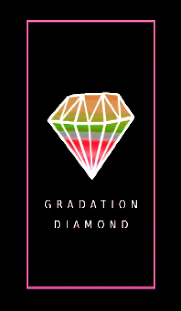 [LINE着せ替え] グラデーション ダイヤモンド .123の画像1