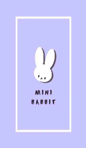 [LINE着せ替え] ホワイト ラビット 263の画像1