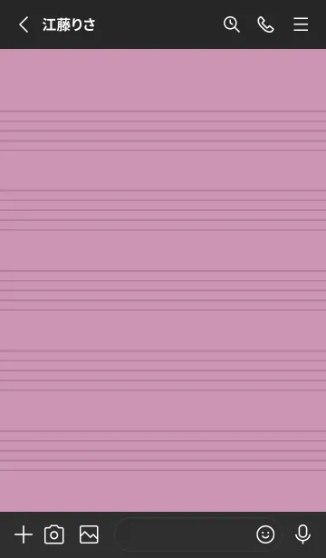 [LINE着せ替え] 音楽カラーノート/くすみレッド/ブラックの画像2