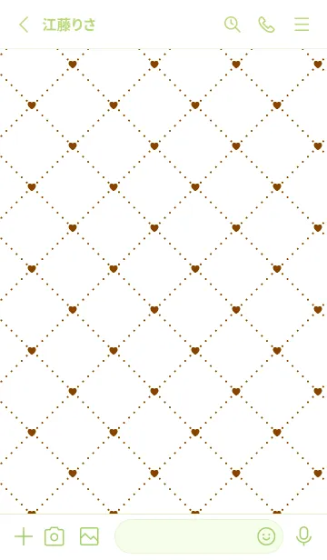 [LINE着せ替え] ハート レース .43の画像2