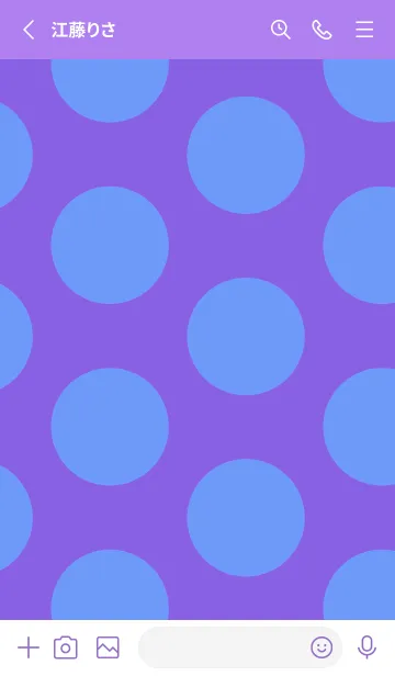 [LINE着せ替え] シンプル ドット _36の画像2