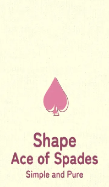 [LINE着せ替え] スペードのきせかえ Deep Orchid Pinkの画像1