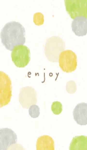 [LINE着せ替え] 水彩円 爽やか17の画像1