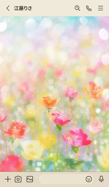 [LINE着せ替え] 薔薇(バラ)の花の着せかえ(R563)の画像2