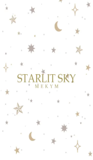 [LINE着せ替え] SIMPLE STARLIT SKY - MEKYM 22の画像1