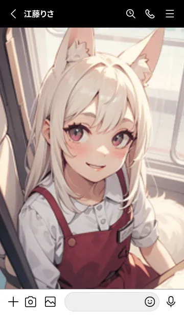 [LINE着せ替え] 少女が一人 #LW04。の画像2