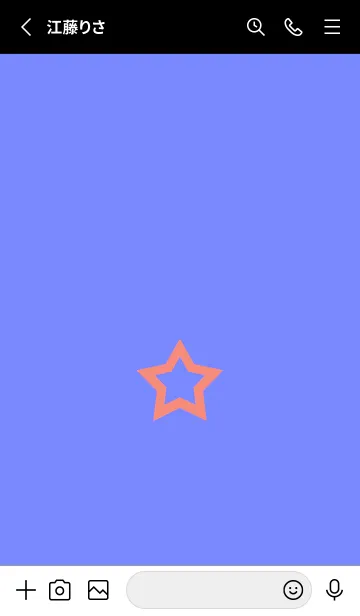 [LINE着せ替え] シンプル ロック スター 181の画像2