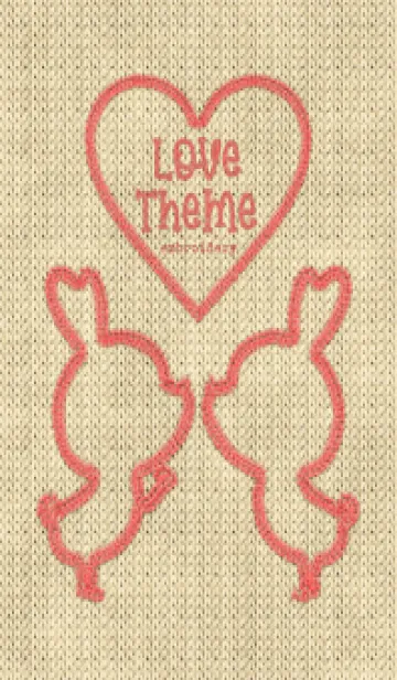 [LINE着せ替え] Love Theme Embroidery 18の画像1