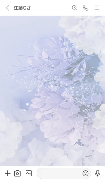 [LINE着せ替え] 優しいアンティーク・ドライフラワー・15の画像2