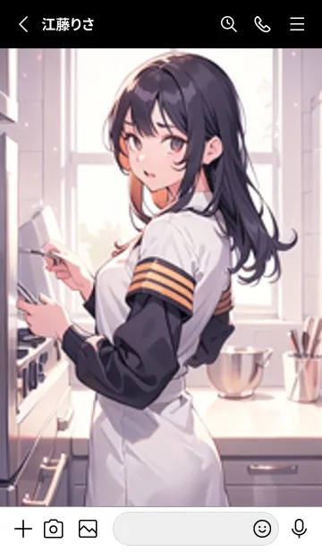 [LINE着せ替え] 少女が一人 #LX02。の画像2