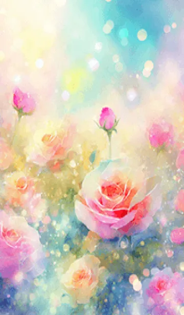 [LINE着せ替え] 薔薇(バラ)の花の着せかえ(R579)の画像1