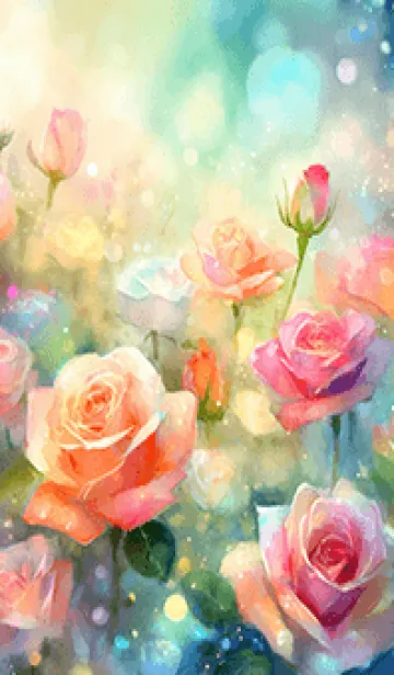 [LINE着せ替え] 薔薇(バラ)の花の着せかえ(R589)の画像1