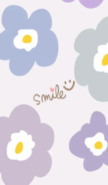 [LINE着せ替え] 北欧風 かわいい花8の画像1