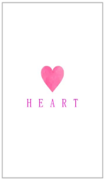 [LINE着せ替え] watercolor pink-HEART 89の画像1