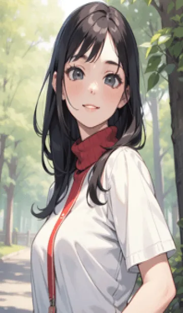 [LINE着せ替え] 少女が一人 #LW026。の画像1