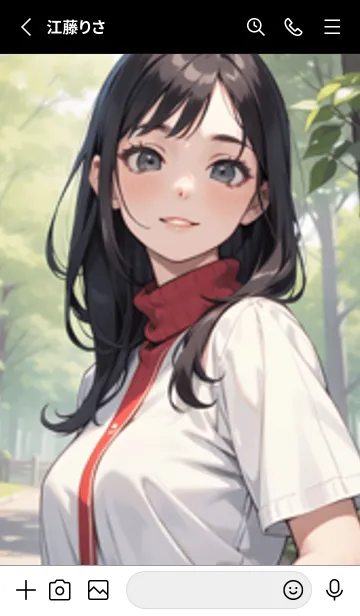 [LINE着せ替え] 少女が一人 #LW026。の画像2