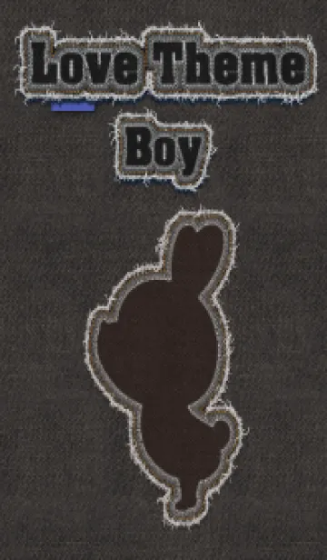 [LINE着せ替え] Rabbit and jeans fabric theme 34の画像1