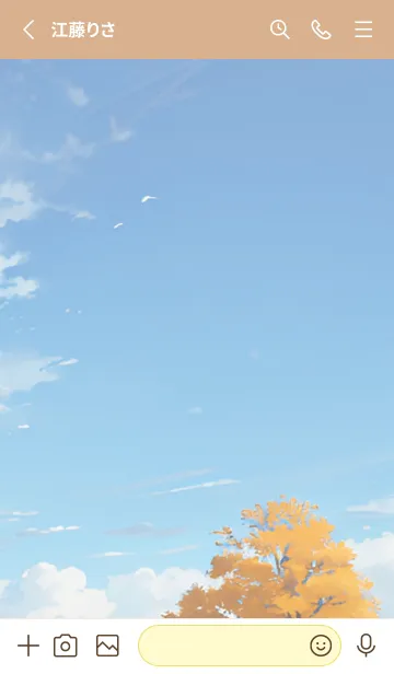 [LINE着せ替え] Warm Autumn Day-小春日和-の画像2