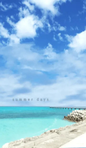 [LINE着せ替え] 沖縄宮古島 紺碧の海.の画像1