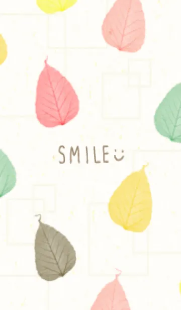 [LINE着せ替え] カラフルな葉っぱ21の画像1