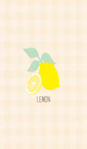 [LINE着せ替え] レモン シンプル25の画像1