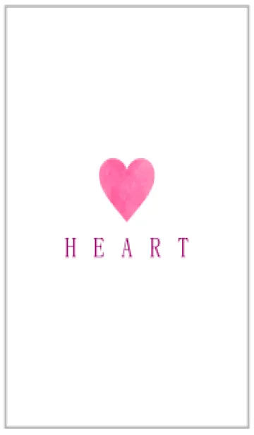 [LINE着せ替え] watercolor pink-HEART 90の画像1