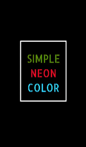 [LINE着せ替え] ネオン カラー アイコン 52の画像1