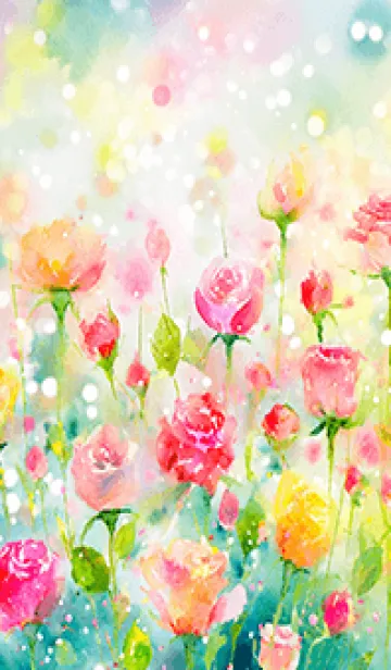 [LINE着せ替え] 薔薇(バラ)の花の着せかえ(R593)の画像1