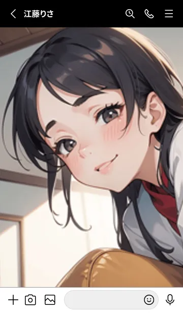 [LINE着せ替え] 少女が一人 #LX016。の画像2