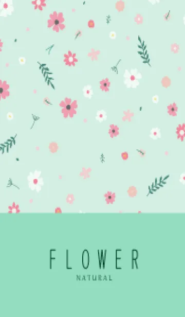 FLOWER MINT GREEN -NATURAL-70の着せ替えメイン画像