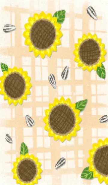 [LINE着せ替え] Sunflowers - Let's have a picnic！の画像1