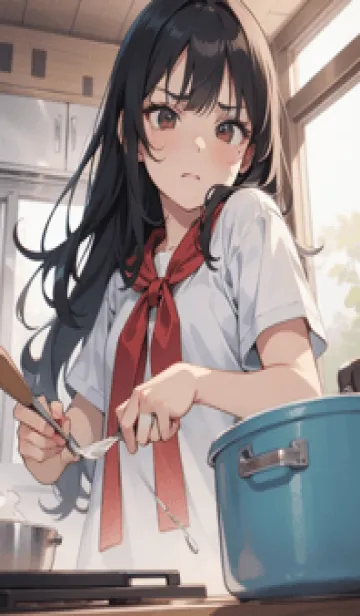 [LINE着せ替え] 少女が一人 #LX011。の画像1