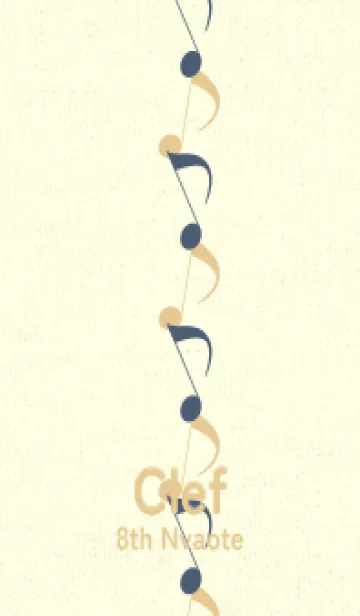 [LINE着せ替え] 八分音符1 スマルトの画像1