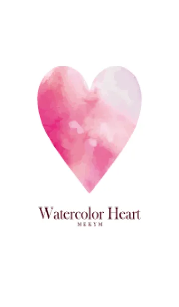 [LINE着せ替え] Watercolor Heart -MEKYM- 12の画像1